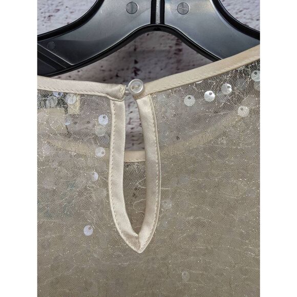 Jason Wu Sequin Sheer Netted Crop‎ Top Long Sleeve  Size XS NWT - Picture 4 of 9